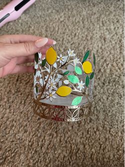 Bath and body works Lemon candle holder