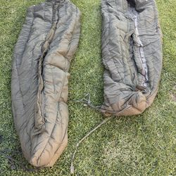 Extreme Cold Weather Mummy Bag And Parka