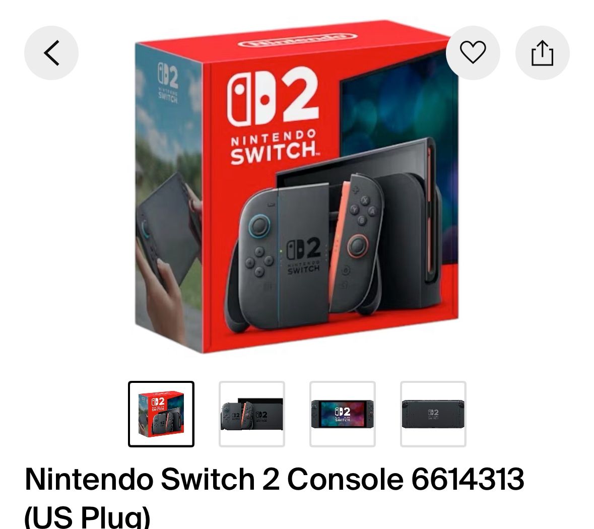 Nintendo Switch 2 Console