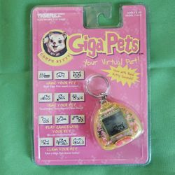 VINTAGE 1998 GIGA PETS COMPU KITTY  BY TIGER FACTORY SEALED NEVER OPEN 