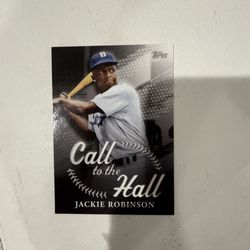 2025 Topps Series 1 Call to the Hall Jackie Robinson Dodgers CTH-8