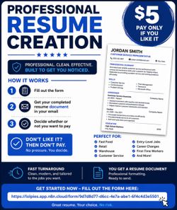 professional Resume creation service