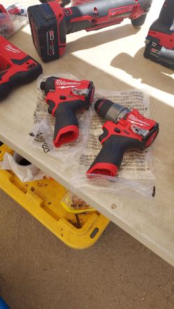 Milwaukee   m12 hex  impact &  drill