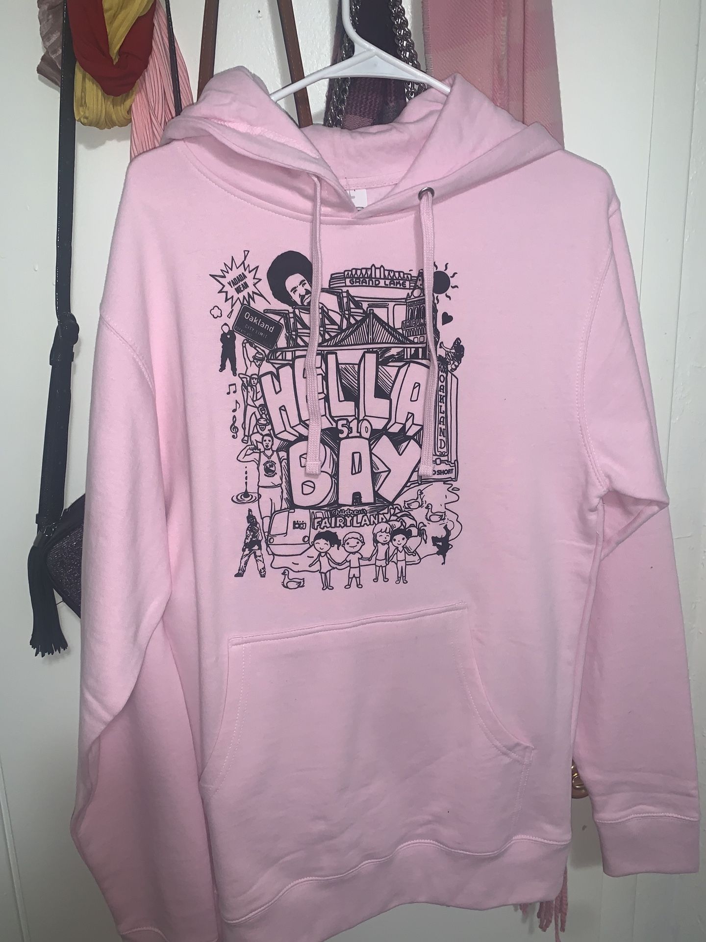 Hella Bay 510 Pink Hoodie