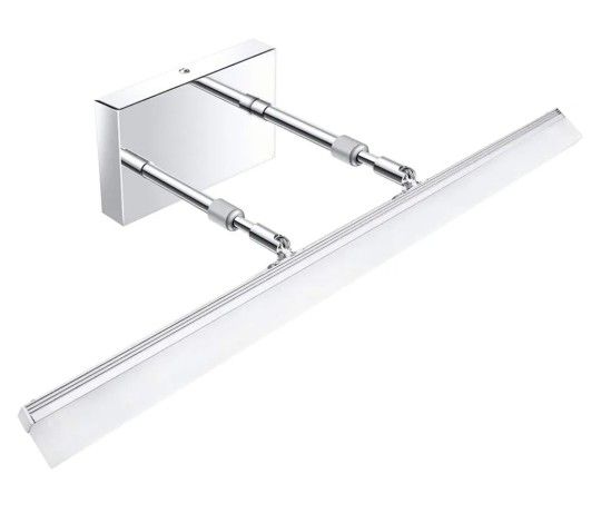 Aipsun 24in LED Bathroom Light Chrome With White Acrylic New