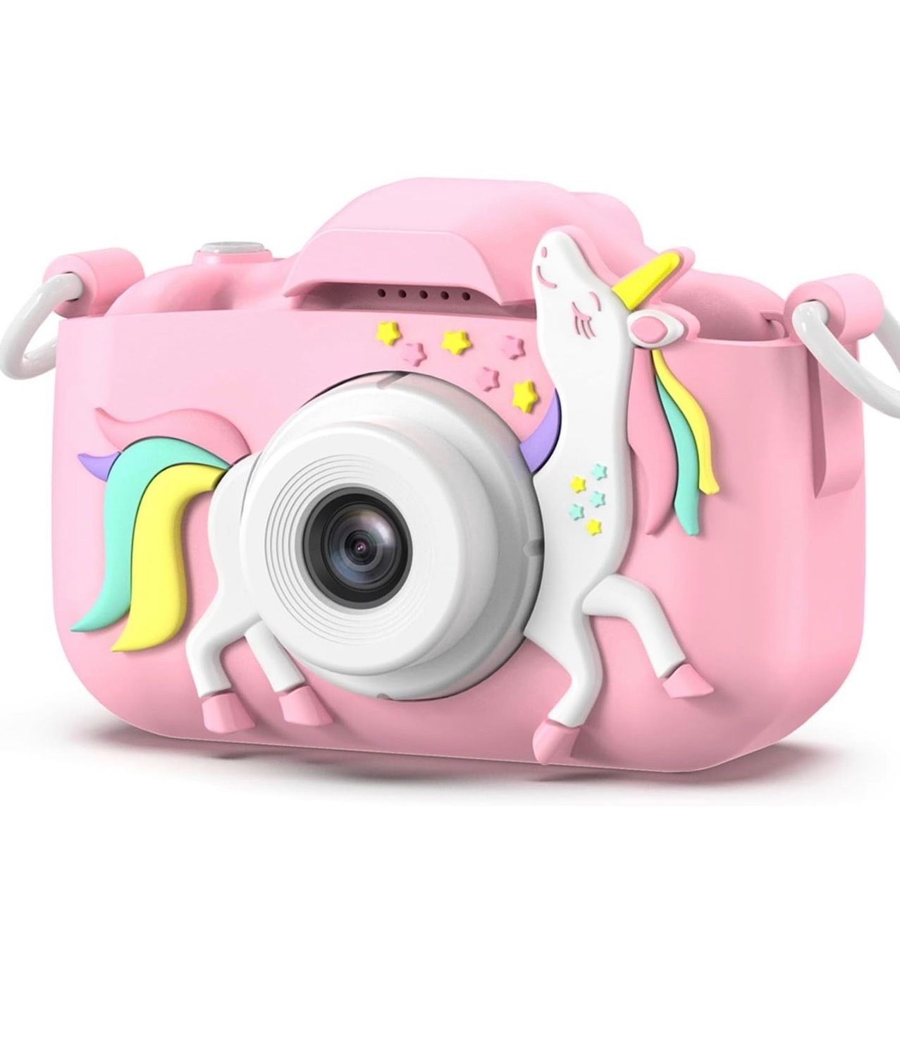 Kids Camera Toys for 3-8 Year Old Girls Boys,Children Digital Video Camcorder Camera with Cartoon Soft Cover, Best Chritmas Birthday Festival Gift for