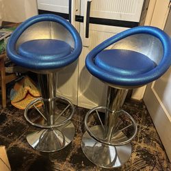 Pair Of Retro Bar Stools 
