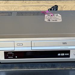 Sony SLV-D350P DVD/VCR Combo Player Recorder Hi-Fi Stereo Tested Works 