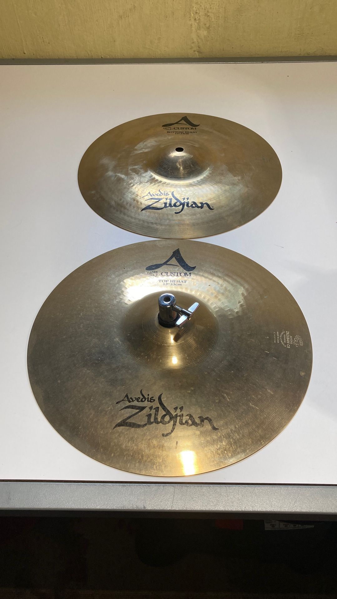 Zildjian A Custom Brilliant 13” Hats