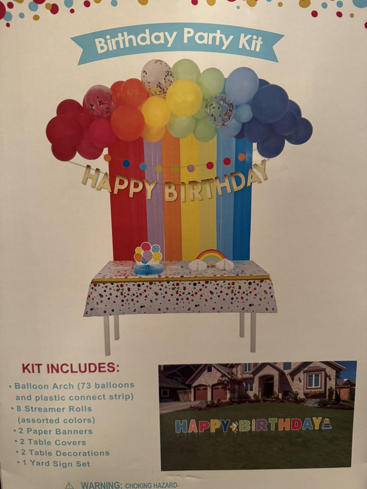Large Birthday Party kit