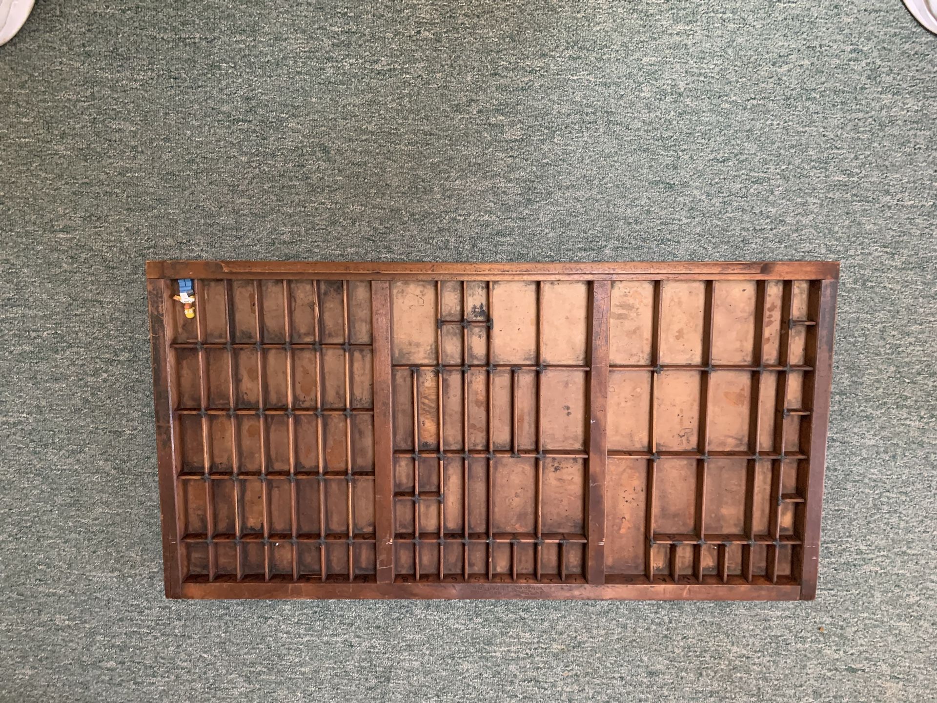 Vintage Letterpress Tray