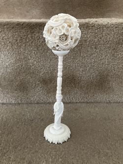 Intricate ivory sculpture