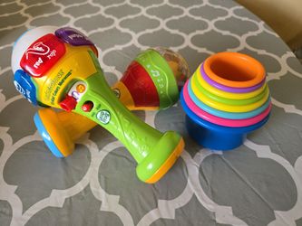 Leap Frog Maracas And Stacking Cups 