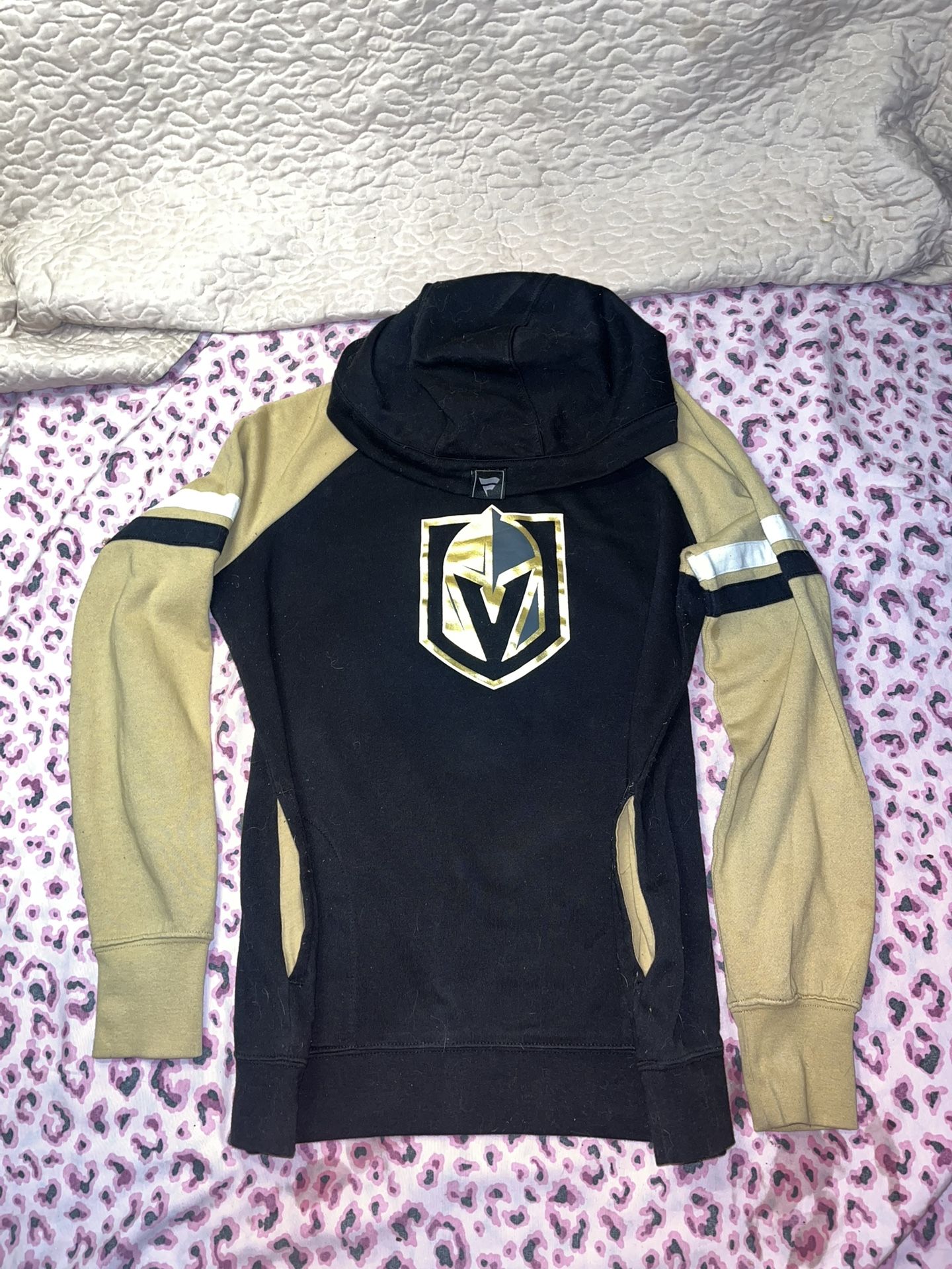 Vegas Golden Knights Fanatics Women’s Hoodie - Size Medium - Black/Gold - NHL