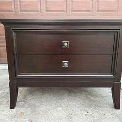 Solid Wood 2-drawer Armoire