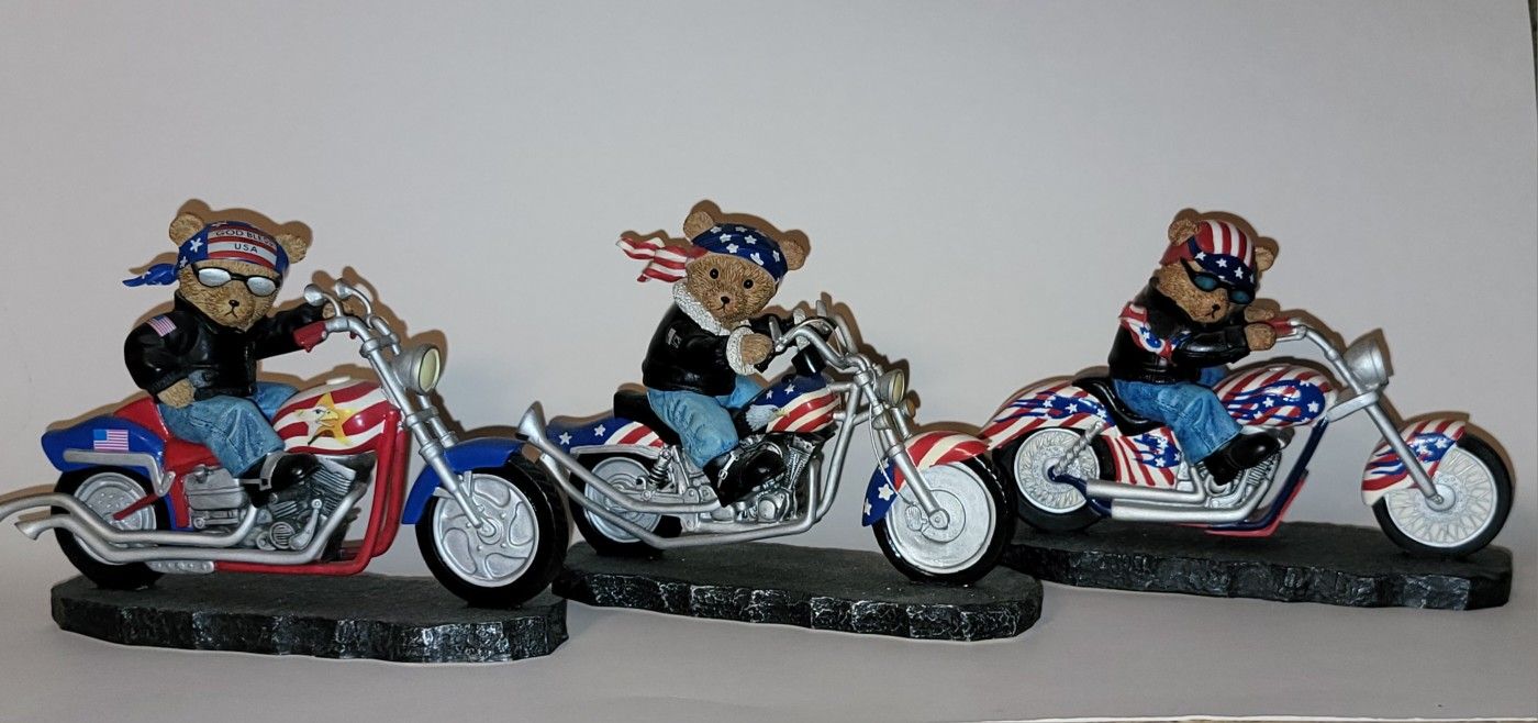 Faithful Fuzzies Motorcycle Collection From Hamilton Collections
