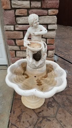 Cement needs pump fountain