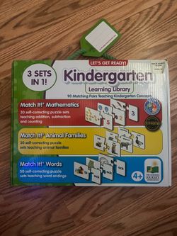 Kindergarten 3-in-1 learning set
