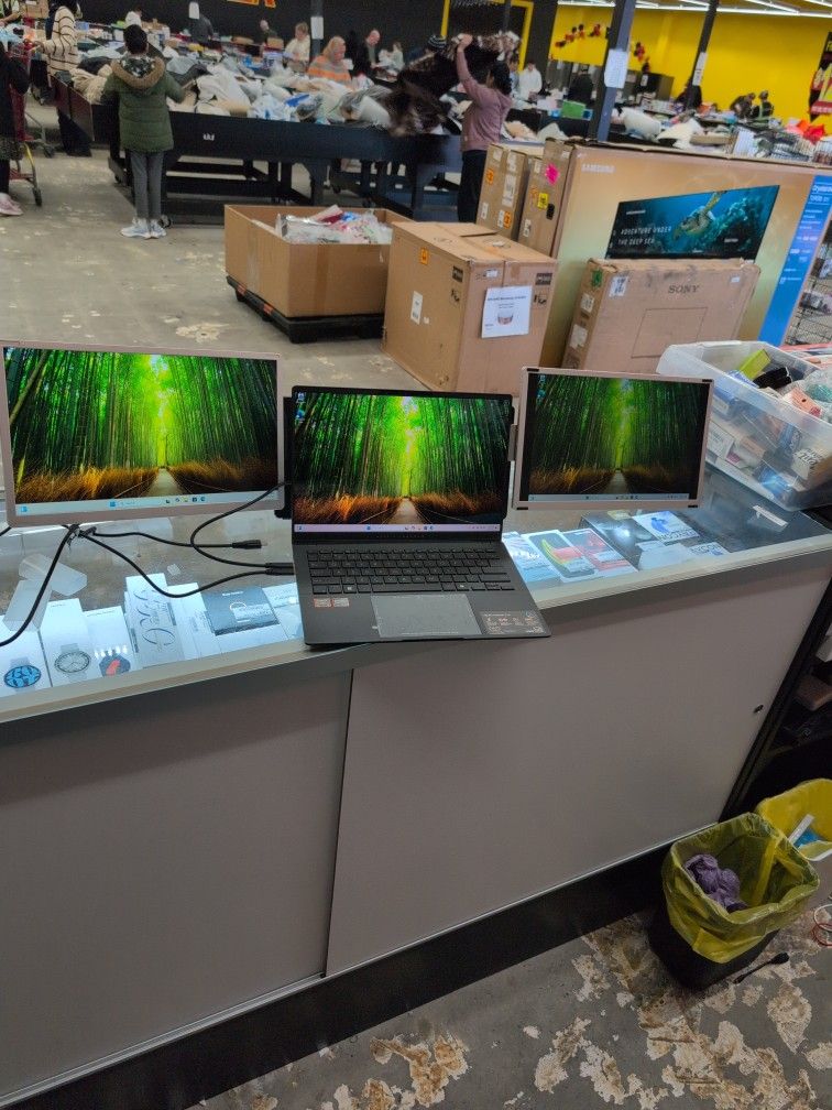 Triple Screen Laptop Extender