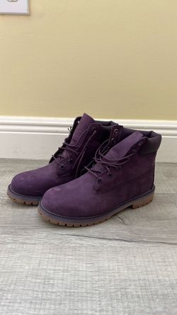 Purple Timberland Juniors 6.5