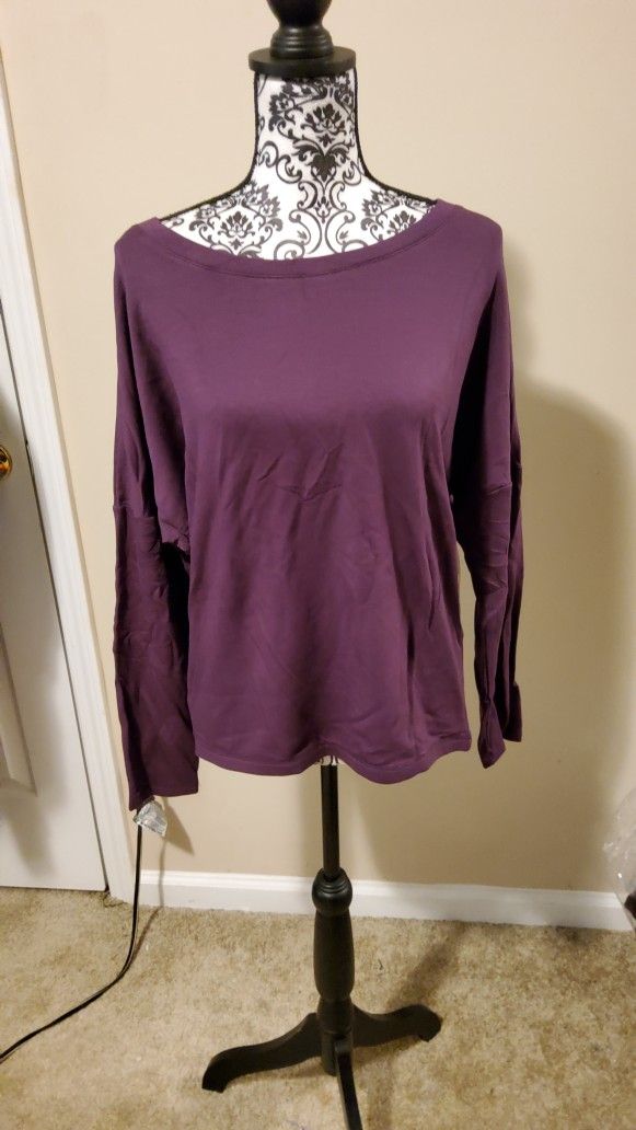 Secret Treasures Lounge Fleece Top Size Large