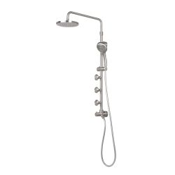 PULSE ShowerSpas 1028-BN-1.8GPM Lanikai Shower System with 8" Rain Shower head (NEW) (NEVER USED)