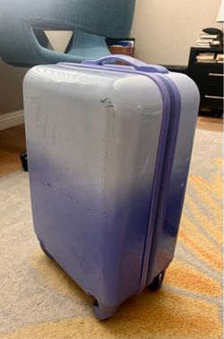 Purple Ombré Hardshell Carry-On Luggage