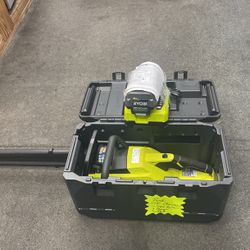 Ryobi 40v 18” Chainsaw With 5ah Battery And Charger 