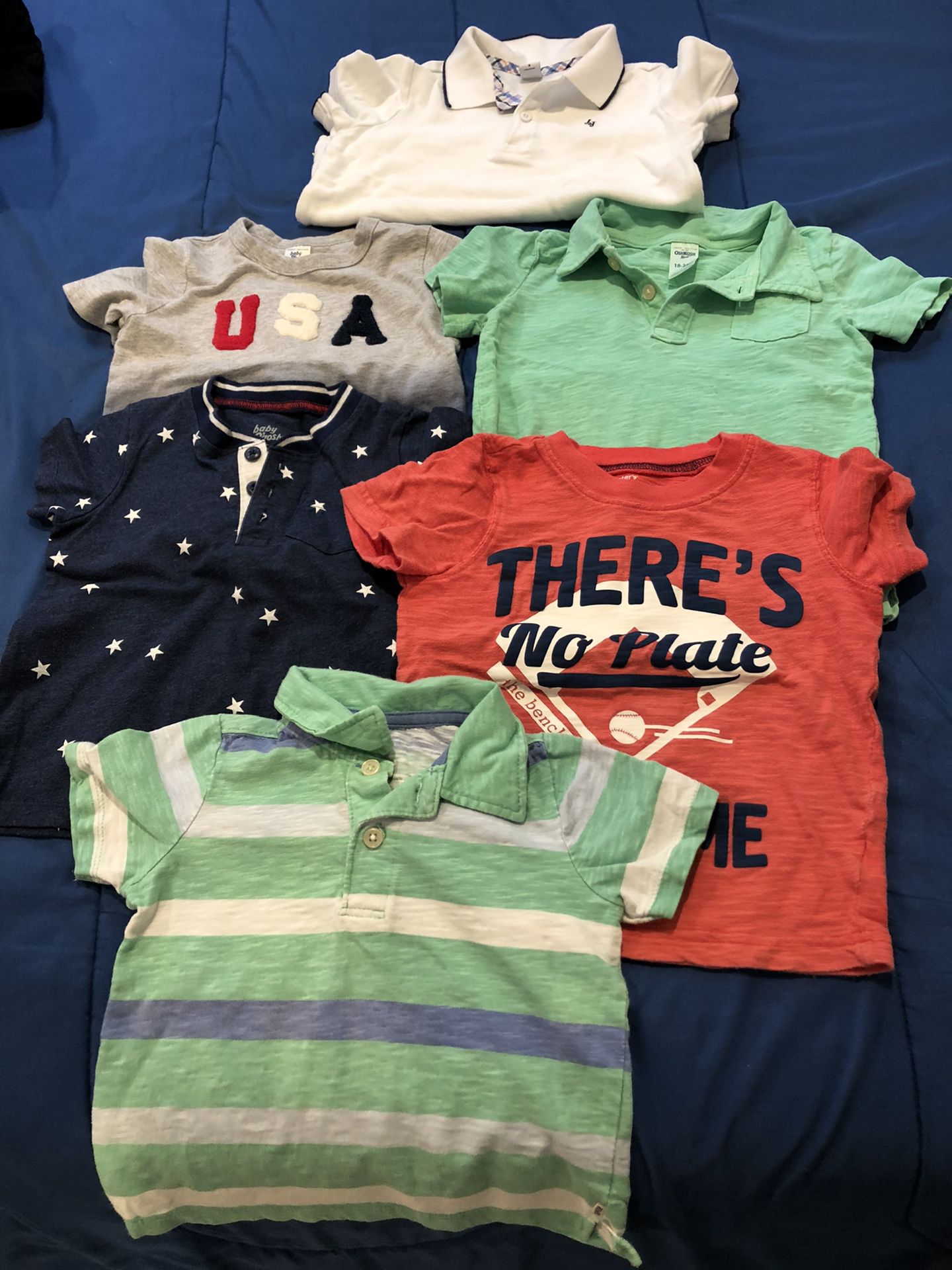 6 t-shirt toddler size 2