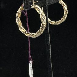 14KT Hoop Earrings
