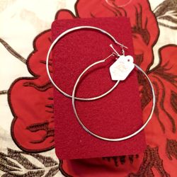 New Stainless Steel Large Hoops Silver Tone Mpu Serious Buyer 