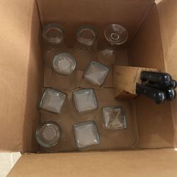 Free Plates And Glass Knife Set 