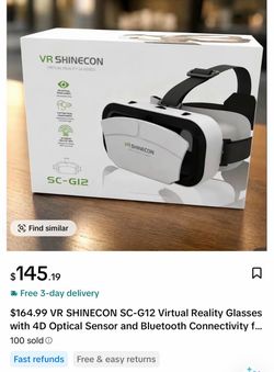Virtual reality glasses