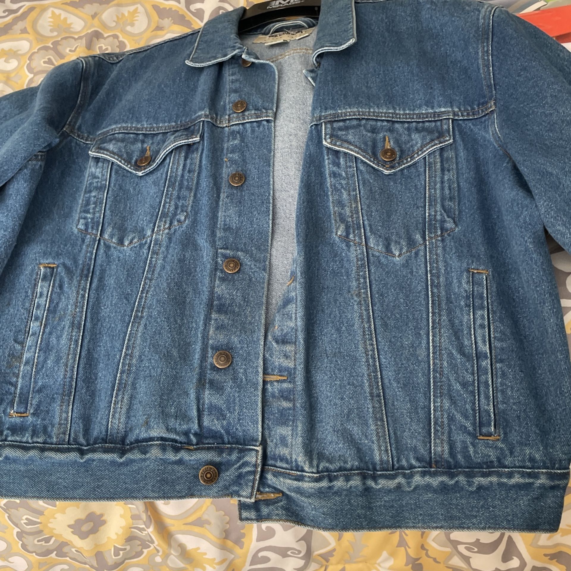 Eddie Bower Denim Jacket Size Large