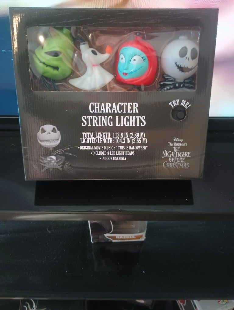 Nightmare Before Christmas Character Head Musical Light Set