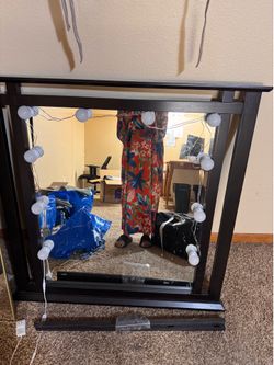 Mirror with lights