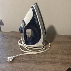 Black and Decker Steam Iron