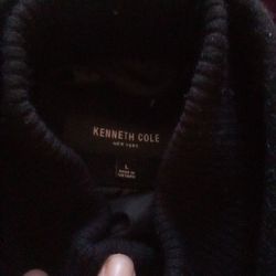 Kenneth Cole Black Peacoat 