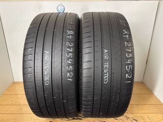 2 tires 275 45 21 Michelin pilot sport 4 suv no repairs