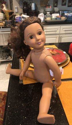 Doll American doll/Our generation” by battat moveable arms legs and neck
