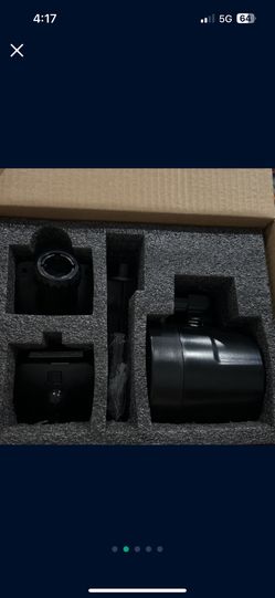 Novolink Wirelessly Connected Battery Operated Black LED Spotlight with Outdoor Motion Sensor