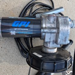 GPI M-150S Fuel Transfer Pump, 12V DC, 15 gpm Max. Flow Rate , 1/5 HP