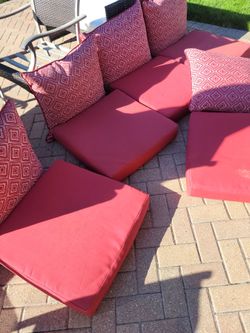 Outdoor cushions