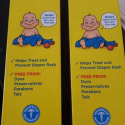 2 Baby Infant Diaper Rash Ointment Newborn Infant Safety