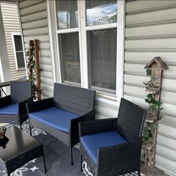 Patio Furniture Set Modern 4 piece