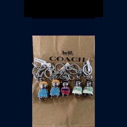 New  coach Disney princess Bear Bag  Charm  $30 each serious buyers only. 