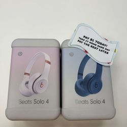 Beats By Dre Solo 4 Wireless Headphones New - Pay $5 To take It home And pay The rest Later 