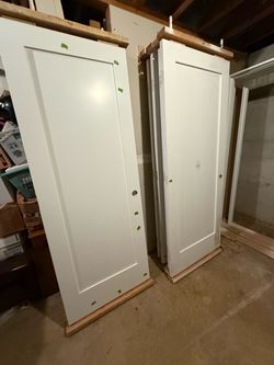 Pre hung shaker doors