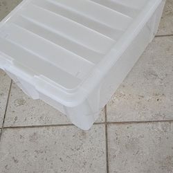  72 Quart Plastic Storage Bins, 3 Each