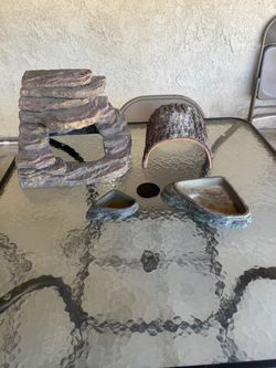 Reptile Tank Decor Bundle